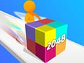 Experience the Challenge of Geometry Stack 2048 Run : A Smart Puzzle and Running Adventure and puzzle game
